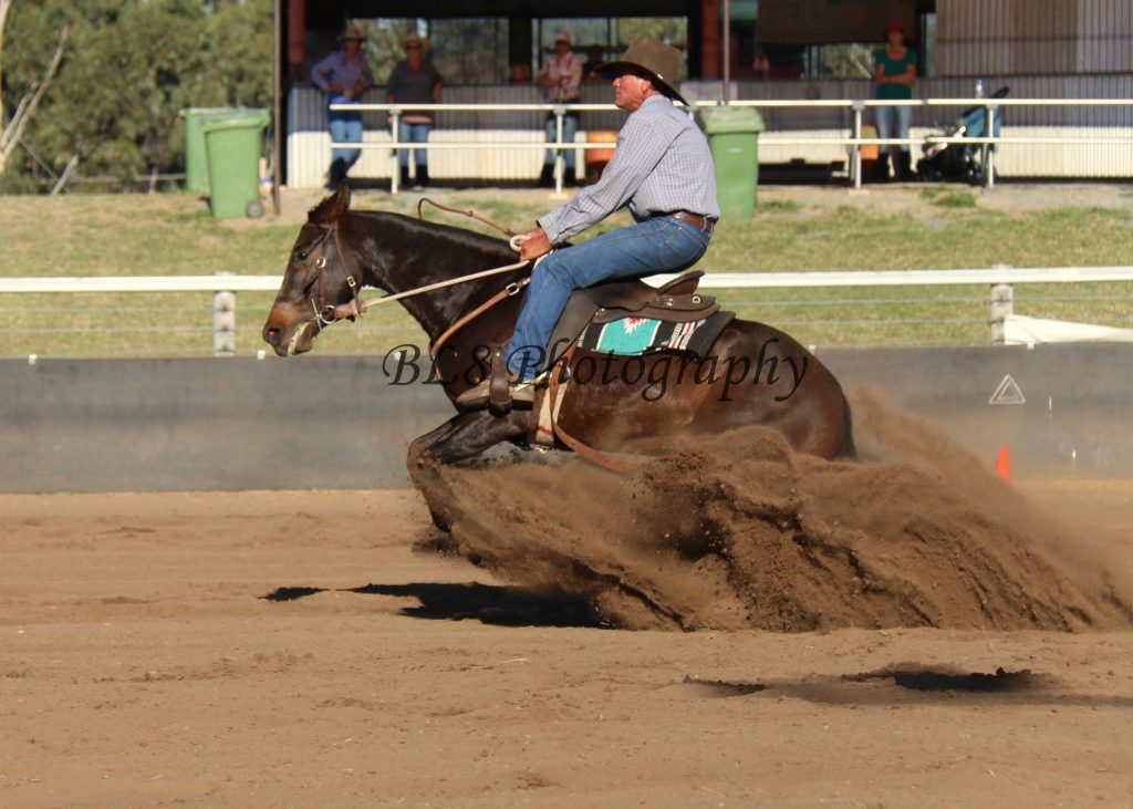 Ron Wall and Youngstar Marnies Glamour won the Open Cloncurry Stockmans
Challenge, Novice and cut out at Tennant Creek, Open Challenge at Tennant
Creek